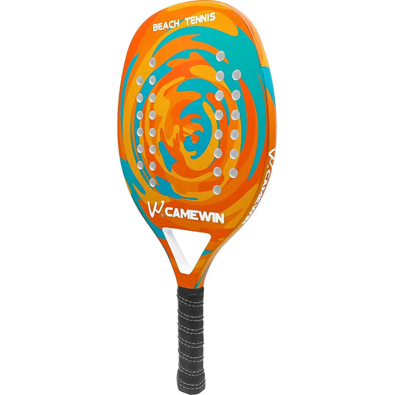 Raquete Beach Tennis Camewin Original Leve Fibra Carbono e Fibra de vidro Raquete Profissional com capa protetora Lançamento