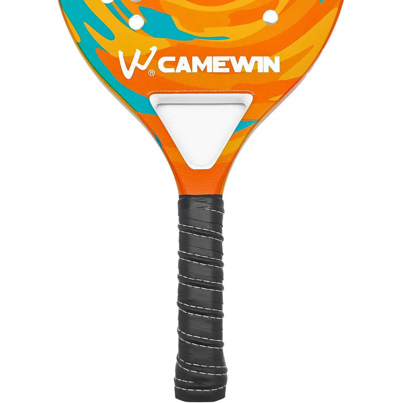 Raquete Beach Tennis Camewin Original Leve Fibra Carbono e Fibra de vidro Raquete Profissional com capa protetora Lançamento