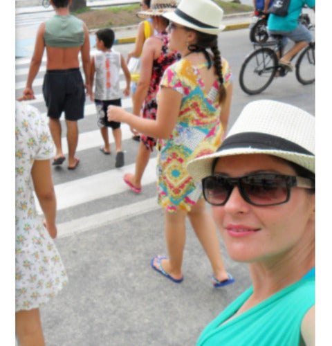 Chapéu Panamá Pagodeiro Chapeu Masculino Praia Aba Curta
