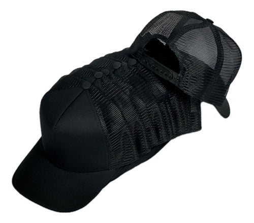 Kit 5 Bonés Lisos Trucker Tela Redinha Snapback Aba Curvada