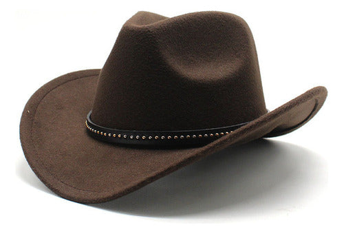 Chapéu De Cowboy Ocidental De Feltro Ao Ar Livre De Moda Clá