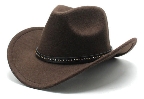 Chapéu De Cowboy Ocidental De Feltro Ao Ar Livre De Moda Clá