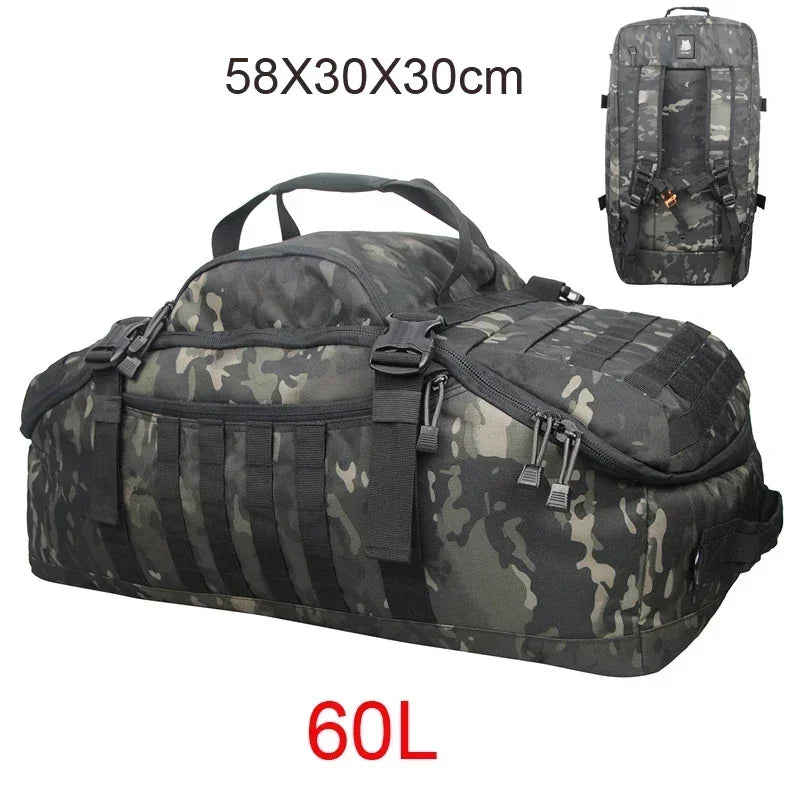 Sacos de ginásio de fitness acampamento trekking sacos caminhadas viagem à prova dwaterproof água caça saco assalto militar ao ar livre mochila tático