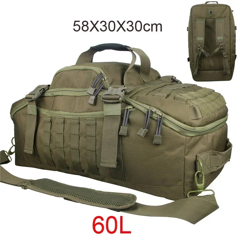 Sacos de ginásio de fitness acampamento trekking sacos caminhadas viagem à prova dwaterproof água caça saco assalto militar ao ar livre mochila tático