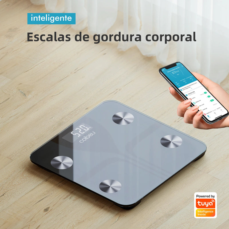 Balança Corporal de Bioimpedância Digital Inteligente