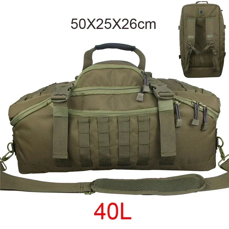 Sacos de ginásio de fitness acampamento trekking sacos caminhadas viagem à prova dwaterproof água caça saco assalto militar ao ar livre mochila tático