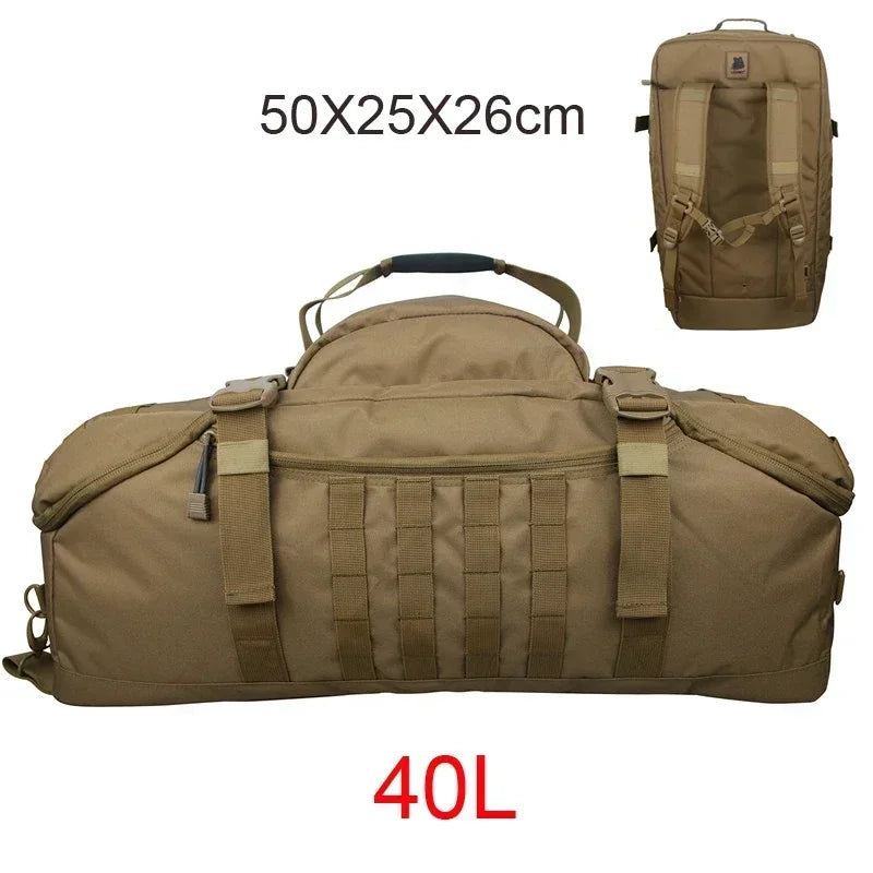 Sacos de ginásio de fitness acampamento trekking sacos caminhadas viagem à prova dwaterproof água caça saco assalto militar ao ar livre mochila tático
