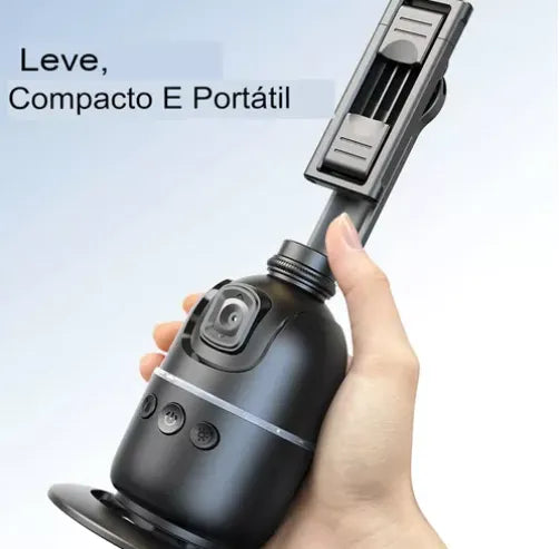 Gimbal Suporte Celular Gira 360 Reconhecimento Facial Tiktok