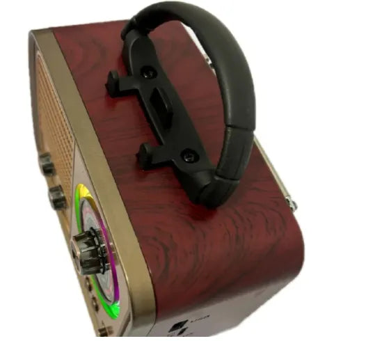 Rádio Retro Com Bluetooth Vintage AM/FM/USB/MP3