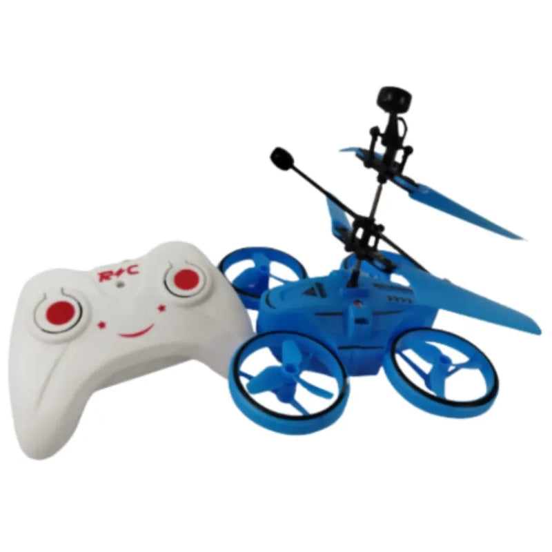 Mini Drone Recarregável Controle Remoto E Sensor - Cor aleatoria