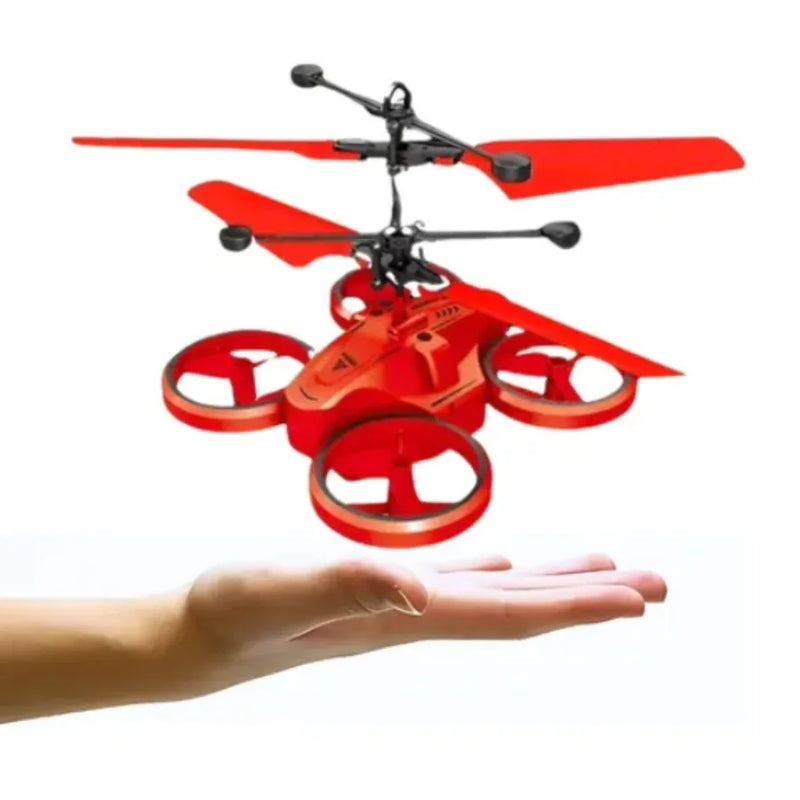 Mini Drone Recarregável Controle Remoto E Sensor - Cor aleatoria