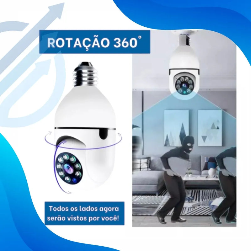 Camera Ip Giratória 1080p Externa Prova Zoom Dágua Noturna