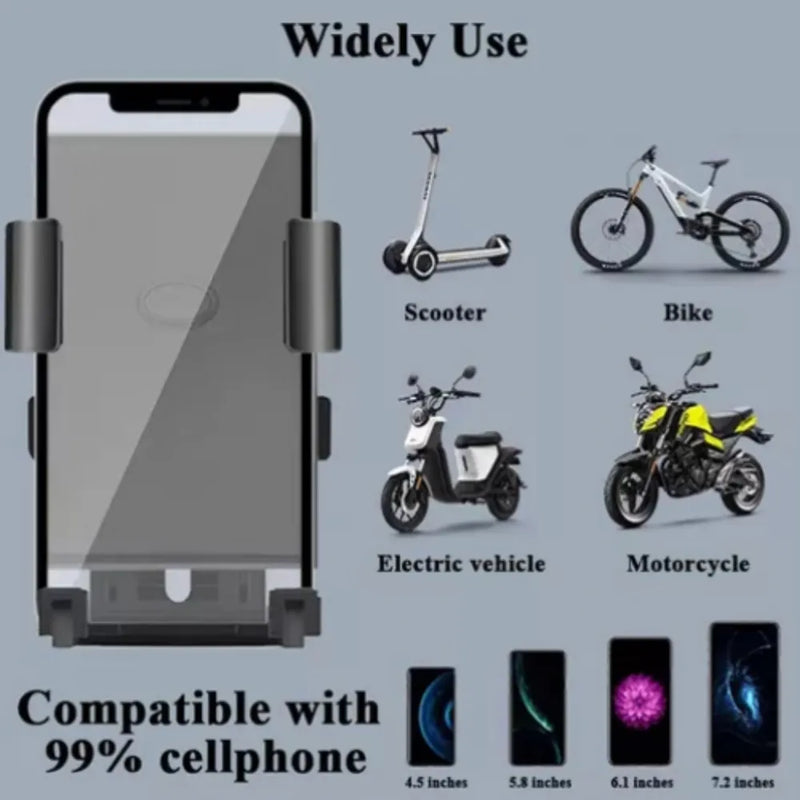 Suporte Celular Moto Bike Anti Reflexo Capacete Quebra Sol