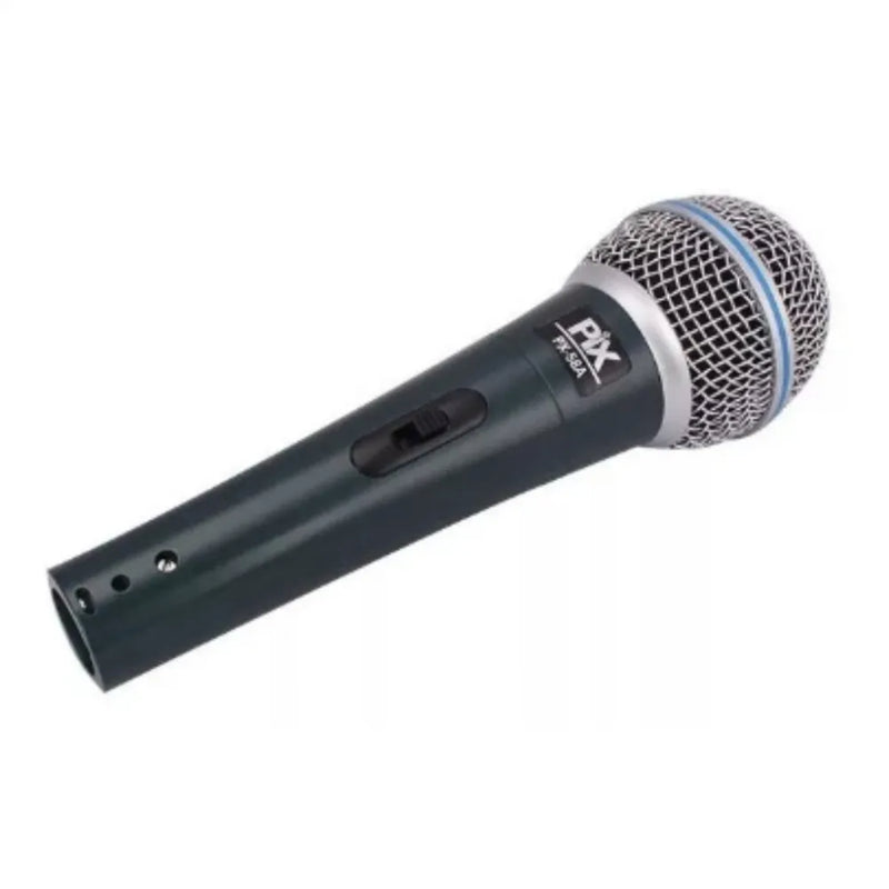 Microfone Dinamico Unidirecional Com Fio Px-58a