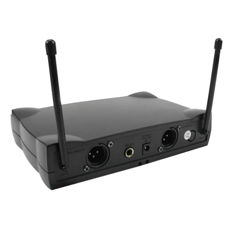 Microfones Profissional Wireless Uhf 60 Metros Com Receptor