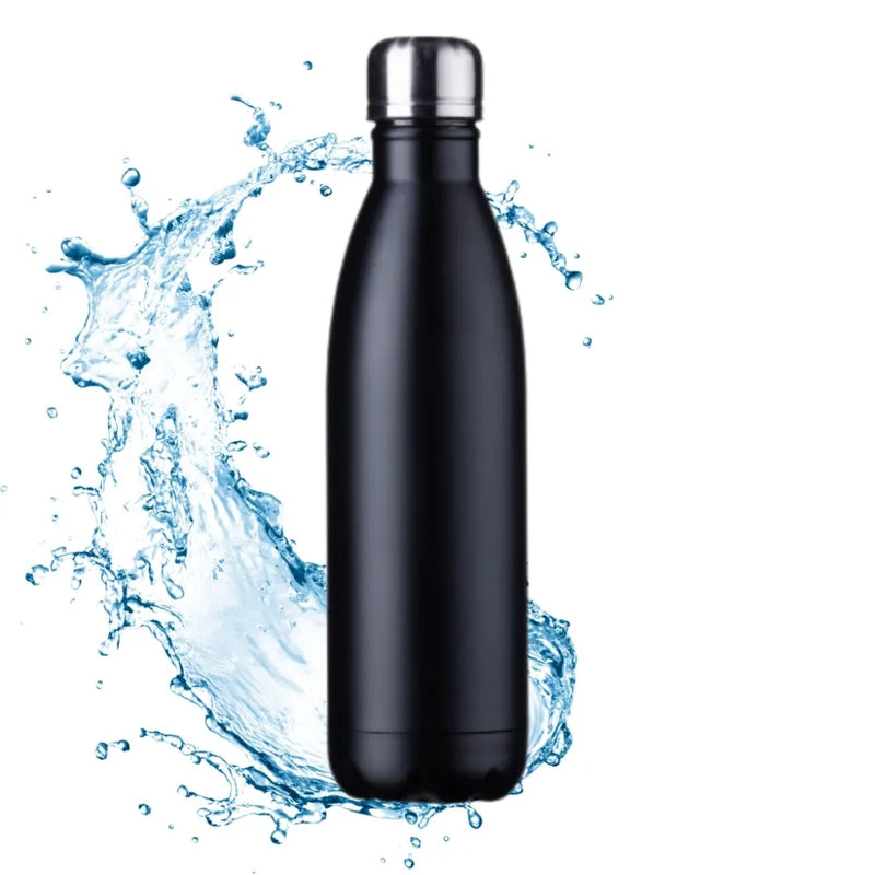 Garrafa Água Squeeze 350ml Térmica Inox Colorida Academia Escola
