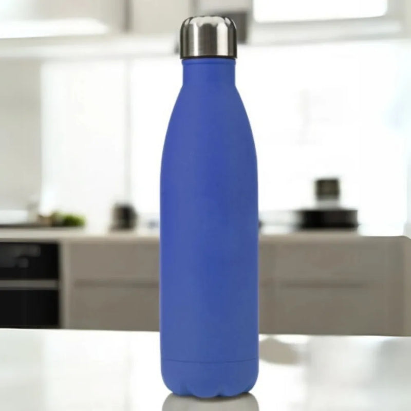 Garrafa Água Squeeze 350ml Térmica Inox Colorida Academia Escola